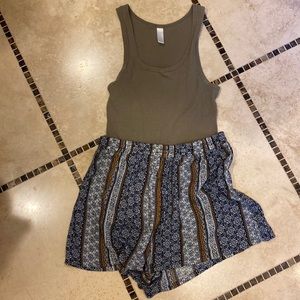 Set of tank top and shorts by Forever 21
